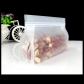 5 pcs Semi-transparent Plastic Fat Bottom Bag for Snacks Wide Bottom Ziplock Pouch